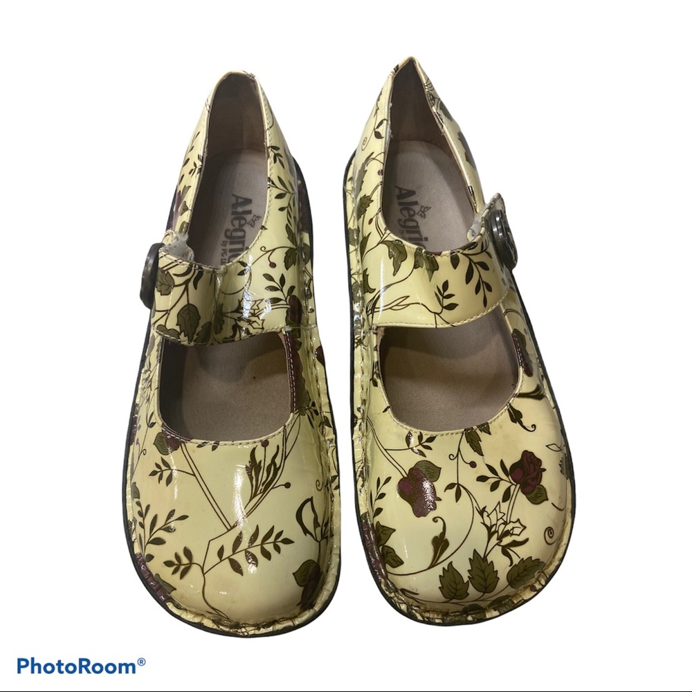 Alegria: Mary Jane PAL-514 Floral EU Sz 41 nurse